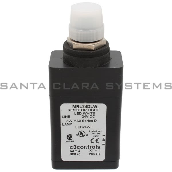 C3 Controls MRL24DLW Panel Pilot Light | White Product Image