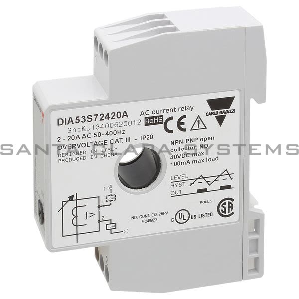 Carlo Gavazzi DIA53S72420A  Relay Product Image