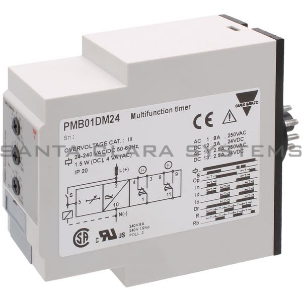 Carlo Gavazzi PMB01DM24  Multi Function Timer Product Image