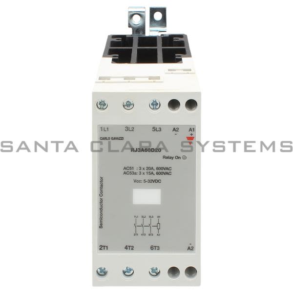 Carlo Gavazzi RJ3A60D20 Semiconductor Contactor Product Image