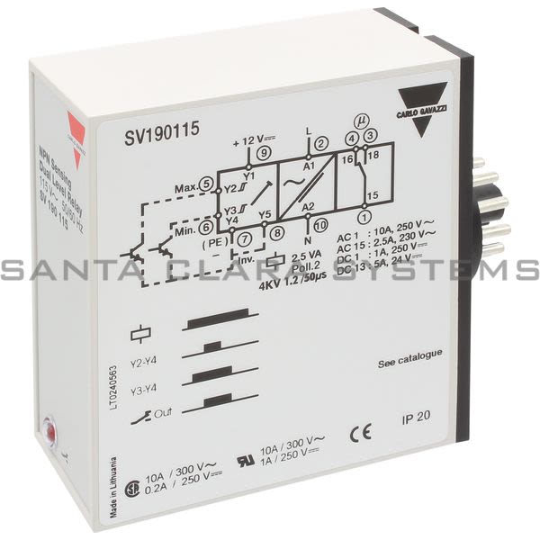Carlo Gavazzi SV190115 Dual Level Relay Product Image