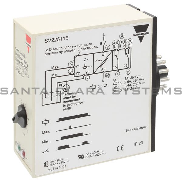 Carlo Gavazzi SV225115  Dual Level Relay Product Image
