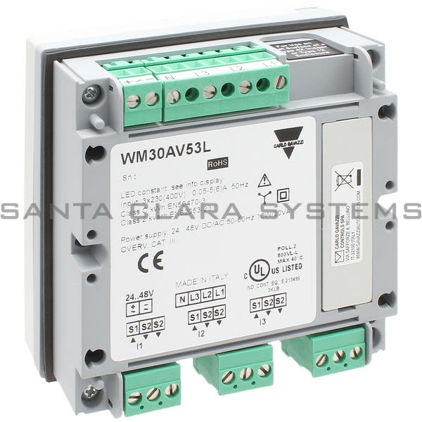 Carlo Gavazzi WM30AV53L Smart Modular Power Analyzer Product Image