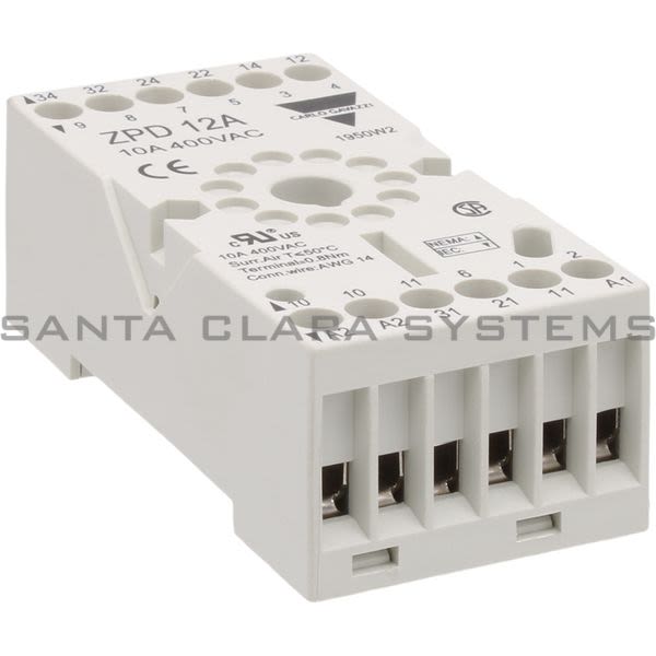 Carlo Gavazzi ZPD12A Relay Socket Product Image