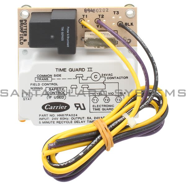 Carrier 38QB900031 Time Delay Relay Product Image