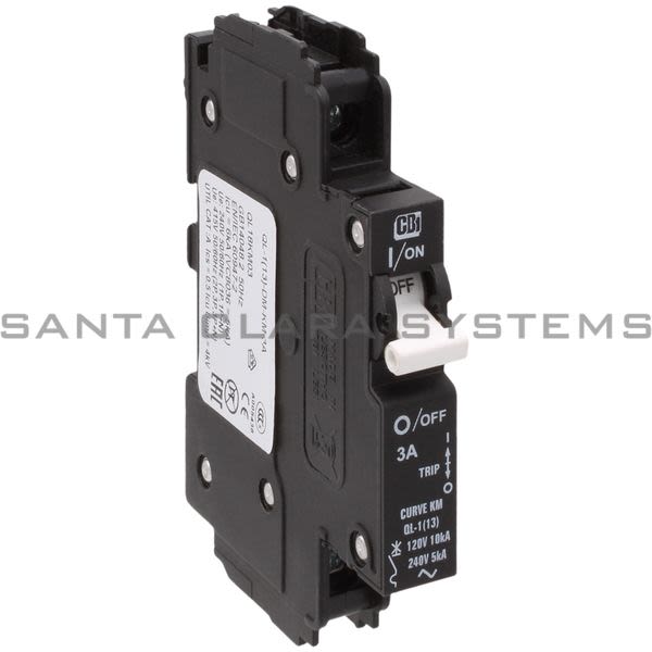 Circuit Breaker Industries QL-1-13-DM-KM-3A Circuit Breaker | QL18KM03 Product Image