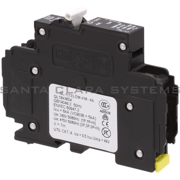 Circuit Breaker Industries QL-1-13-DM-KM-4A Circuit Breaker | QL18KM04 Product Image