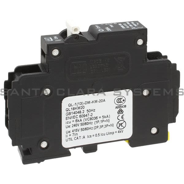 Circuit Breaker Industries QL18KM20 Circuit Breaker | QL-1(13)-DM-KM-20A Product Image