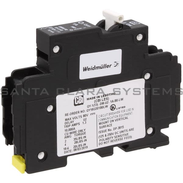Circuit Breaker Industries QY-1-13-DM-U2-1A-B0 Circuit Breaker Product Image
