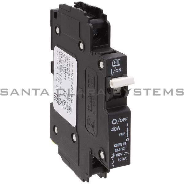 Circuit Breaker Industries QY-1-13-DM-U2-40A-B0 Circuit Breaker | QY18U240B0 Product Image