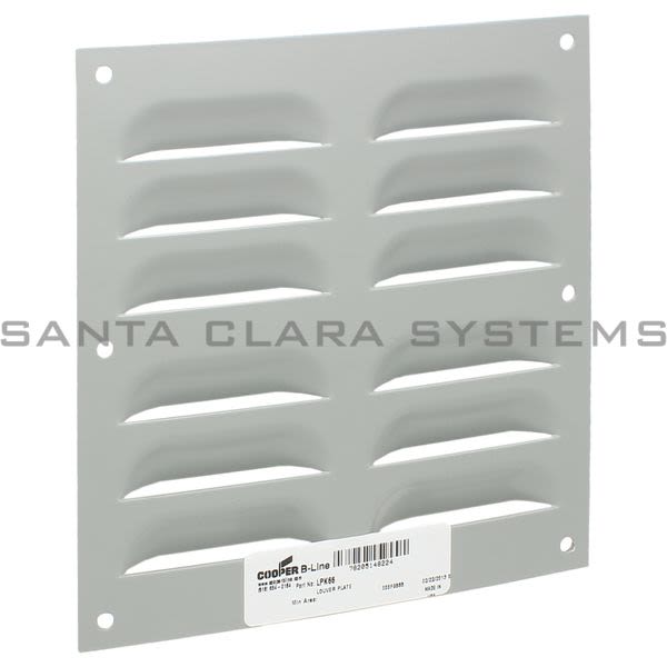 Cooper Industries LPK66 Louver Plate Product Image