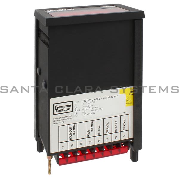 Crompton 262-DGTU-HGSS-PS-31 Instuments Panel Meter | Percent Product Image