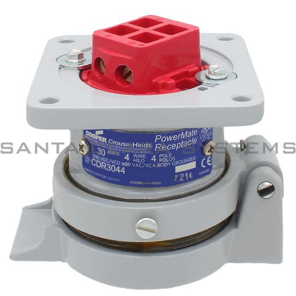 Crouse Hinds CDR3044  PowerMate Receptacle Product Image