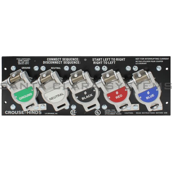 Crouse Hinds E0400-1662 5 Connector Panel Product Image