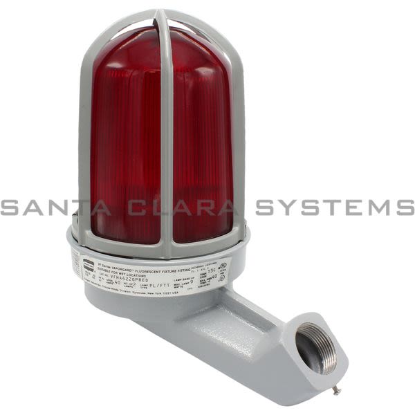 Crouse Hinds VFHA422GPRED  Fluorescent Lighting Luminaire, Red Product Image