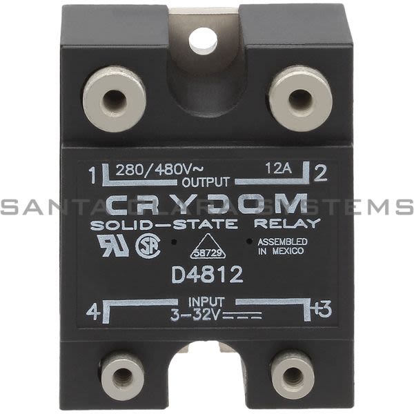 Crydom D4812 Solid State Panel Mount Relay Product Image