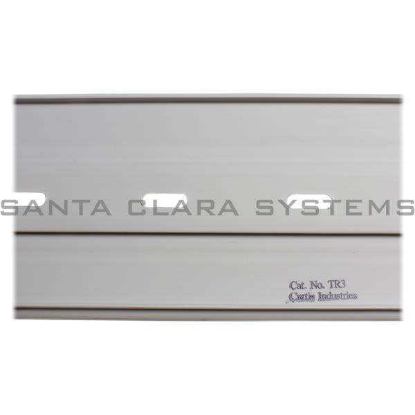 Curtis TR3 4 ft Plastic Connector Track Gray Product Image