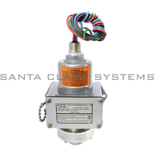 Custom Control Sensors 646GE1 Pressure Switch Product Image