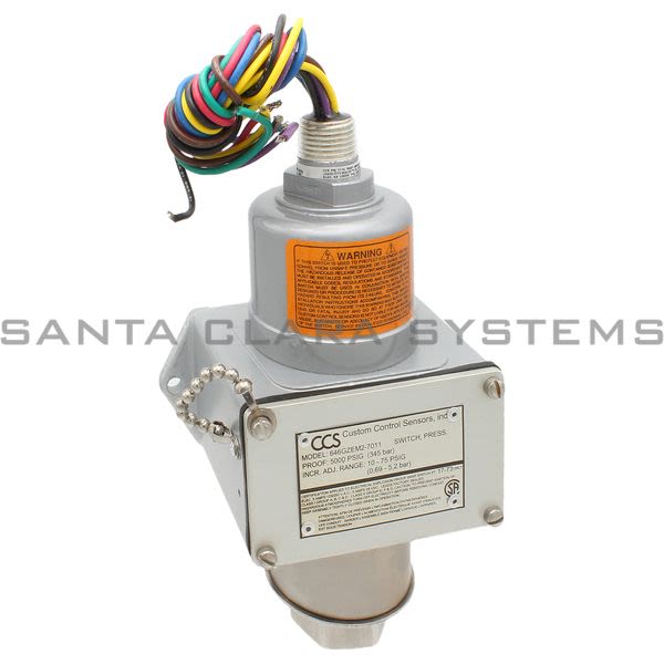 Custom Control Sensors 646GZEM2-7011 Pressure Switch Product Image