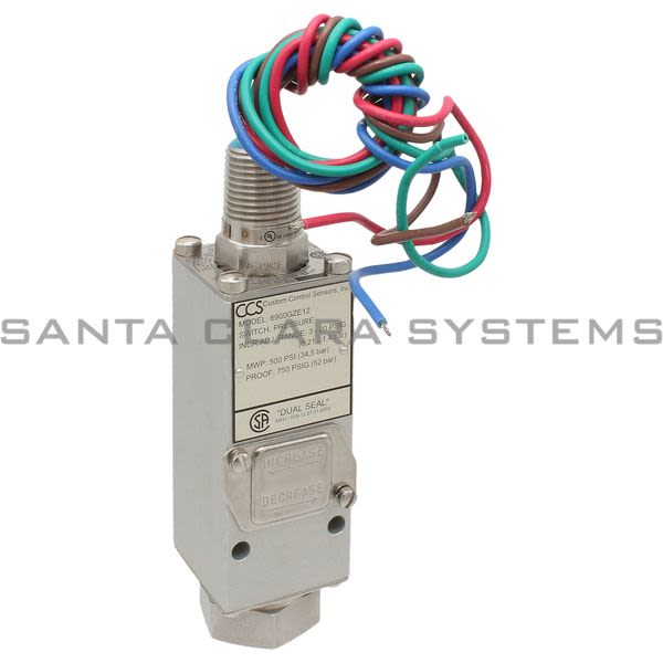 Custom Control Sensors 6900GZE12 Pressure Control Product Image
