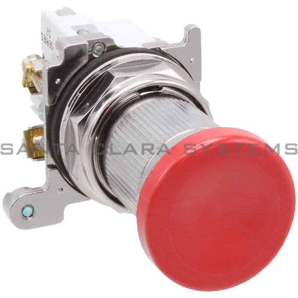 Cutler-Hammer 10250ED1043 Push Button | Mushroom Twist-to-Release Red | Eaton Product Image