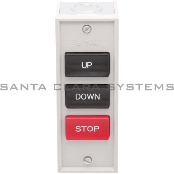 Cutler-Hammer 10250H5301 Pushbutton 3-ELEMENT Contact 2-N/O 1-N/C | Eaton 10250H-5301 Product Image