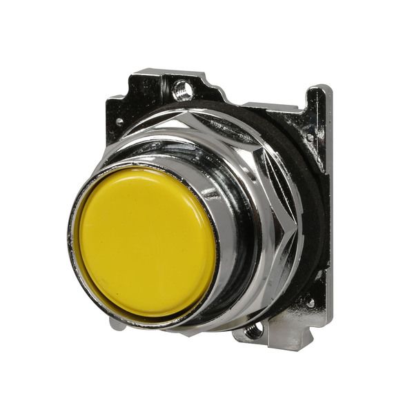 Cutler-Hammer 10250T104  Push Button Yellow Flush | Eaton 10250T-104 Product Image