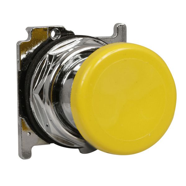 Cutler-Hammer 10250T124  Pushbutton Yellow Mushroom | 10250T-124 Eaton Product Image