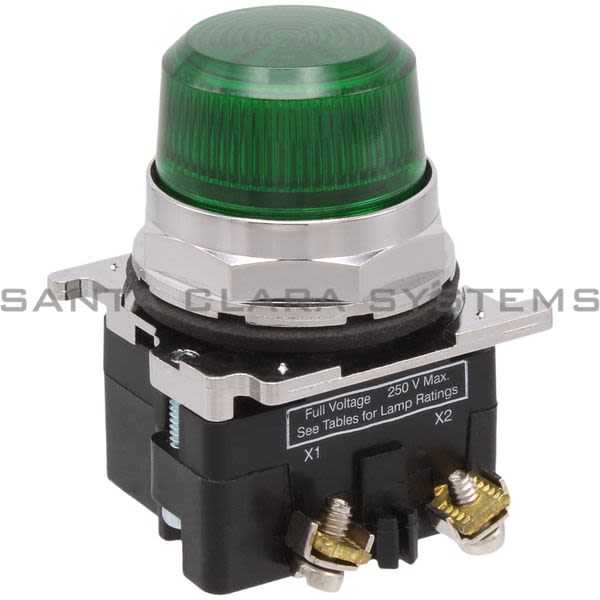 Cutler-Hammer 10250T197LGP2A Pilot Light Green LED Full Voltage | Eaton Product Image