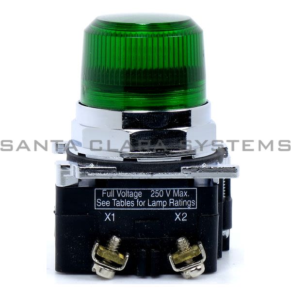 Cutler-Hammer 10250T201NC2N Pilot Light Green Incandescent | 10250T-201NC2N Product Image