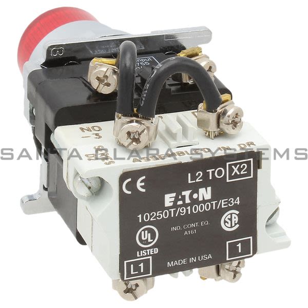 Cutler-Hammer 10250T221LRP06 Pushbutton LED Red Product Image