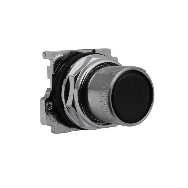 Cutler-Hammer 10250T2411-1  Pushbutton Roto Black Flush Product Image