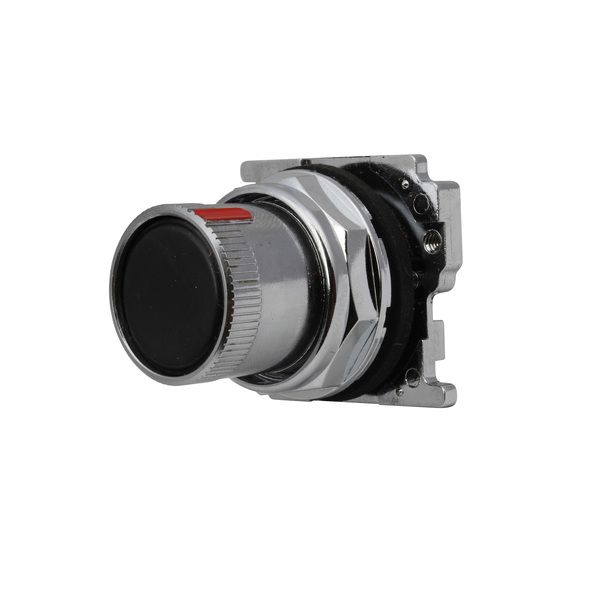 Cutler-Hammer 10250T2411-1  Pushbutton Roto Black Flush Product Image