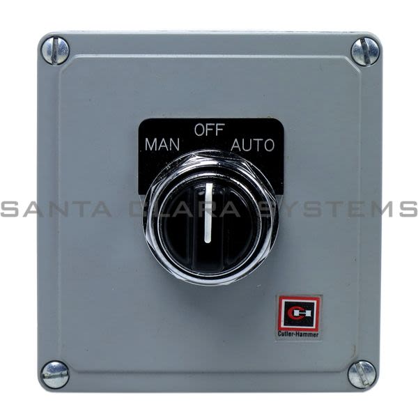Cutler-Hammer 10250T3524 Enclosed Push Button 3-Position Man/Off/Auto | 10250T-3524 Product Image