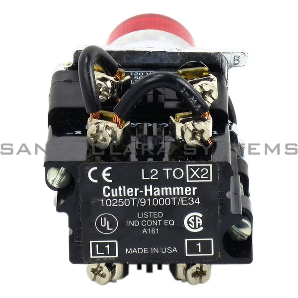 Cutler-Hammer 10250T74NR Indicator Light Red | Eaton Product Image