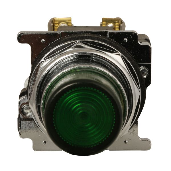 Cutler-Hammer 10250T76G Pushbutton W/Contact 1-N/O 1-N/C Green | 10250T76G Product Image