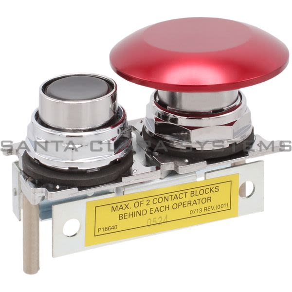 Cutler-Hammer 10250TA76 Pushbutton Maintained Black Flush Red Jumbo Mush | 10250TA76 Product Image