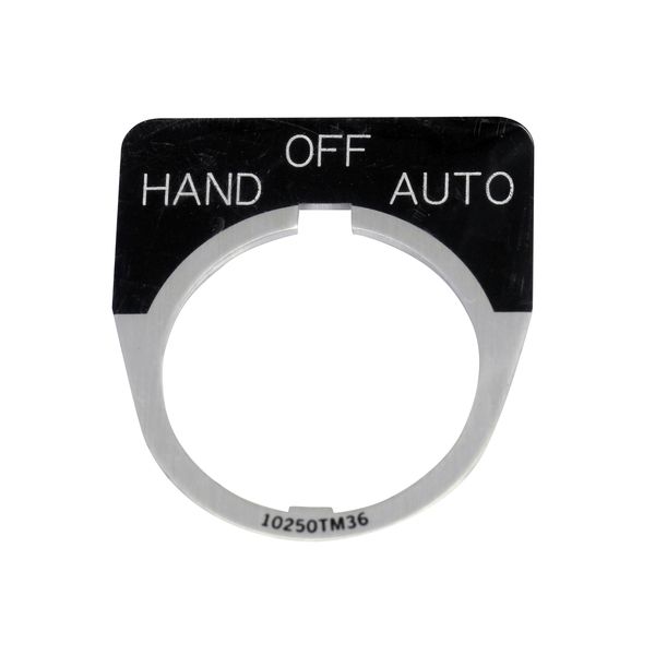 Cutler-Hammer 10250TM15 Legend Plate Product Image