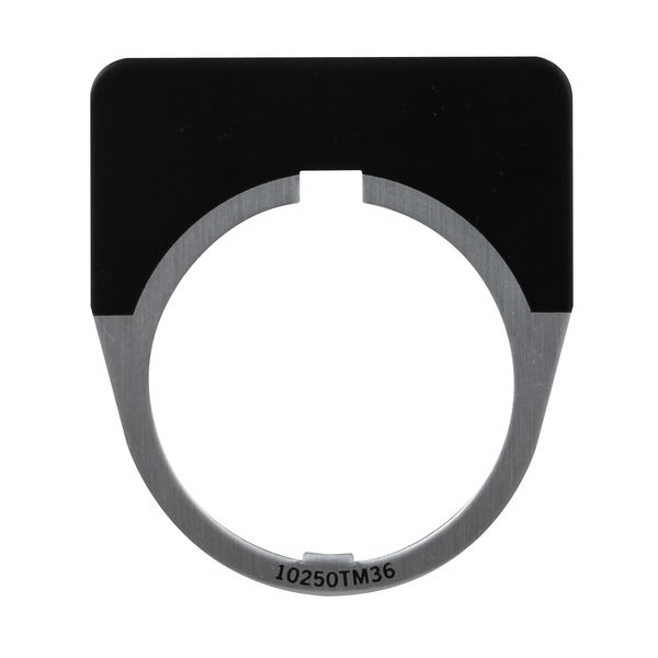 Cutler-Hammer 10250TM36 Legend Plate Black Blank | 10250T-M36 Product Image