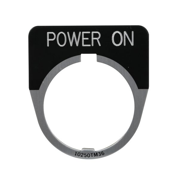 Cutler-Hammer 10250TM80 Legend Plate Product Image