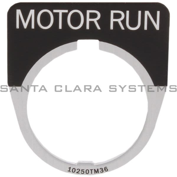 Cutler-Hammer 10250TM81 Legend Plate Product Image