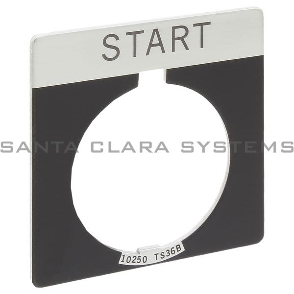 Cutler-Hammer 10250TS33 Legend Plate | Start Product Image
