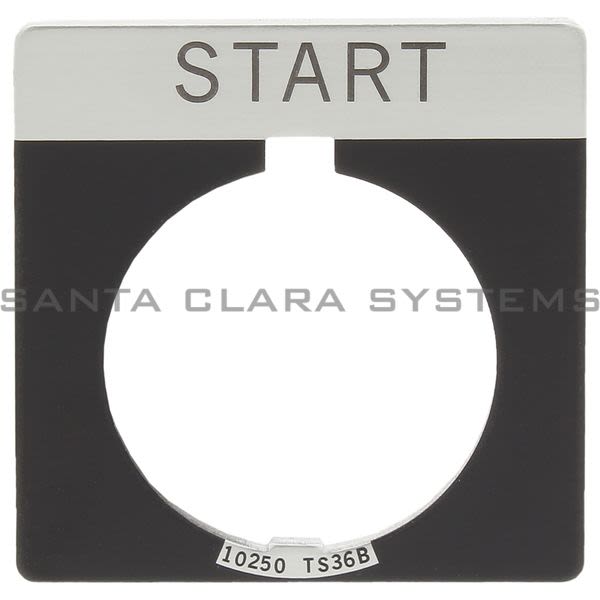 Cutler-Hammer 10250TS33 Legend Plate | Start Product Image