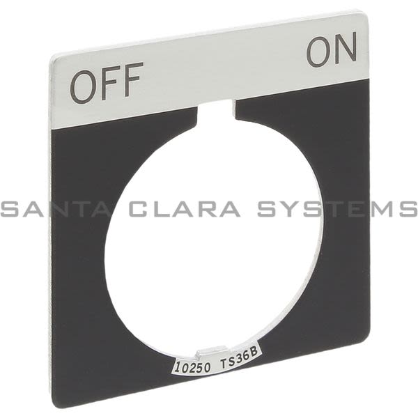 Cutler-Hammer 10250TS42 Legend Plate Off-On Product Image