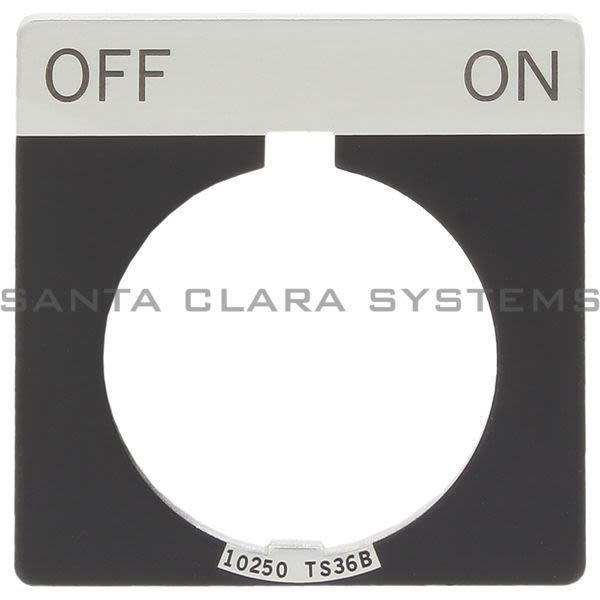 Cutler-Hammer 10250TS42 Legend Plate Off-On Product Image