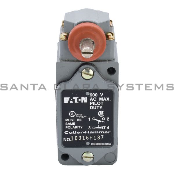 Cutler-Hammer 10316H187 Limit Switch Non Plug-In Style | 10316H-187 Product Image