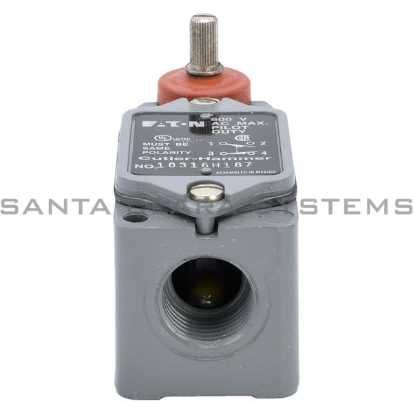 Cutler-Hammer 10316H187 Limit Switch Non Plug-In Style | 10316H-187 Product Image