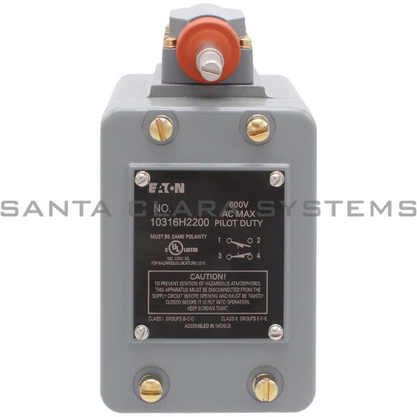 Cutler-Hammer 10316H2200 Limit Switch Product Image