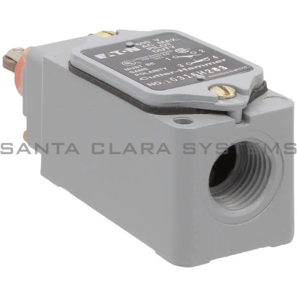 Cutler-Hammer 10316H283 Limit Switch Non-Plug Roller Top Push | Eaton 10316H-283 Product Image