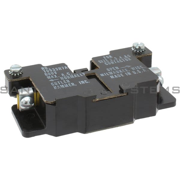 Cutler-Hammer 10933H7 Auxiliary Contact Kit | 10933H-7 Product Image